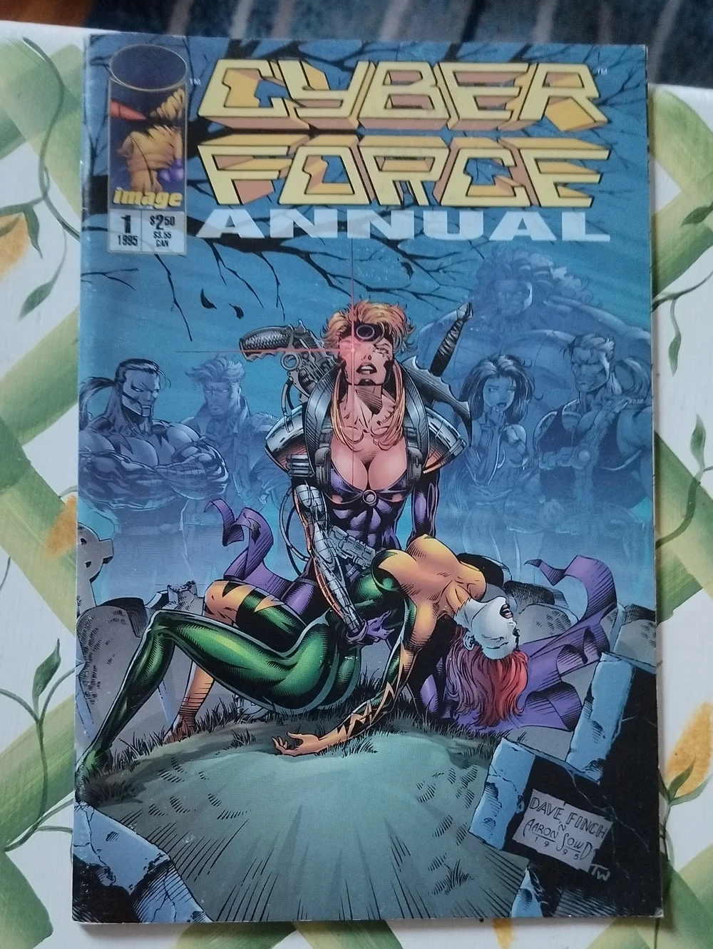 Cyber Force Annual #1 - Blue Comic Cover